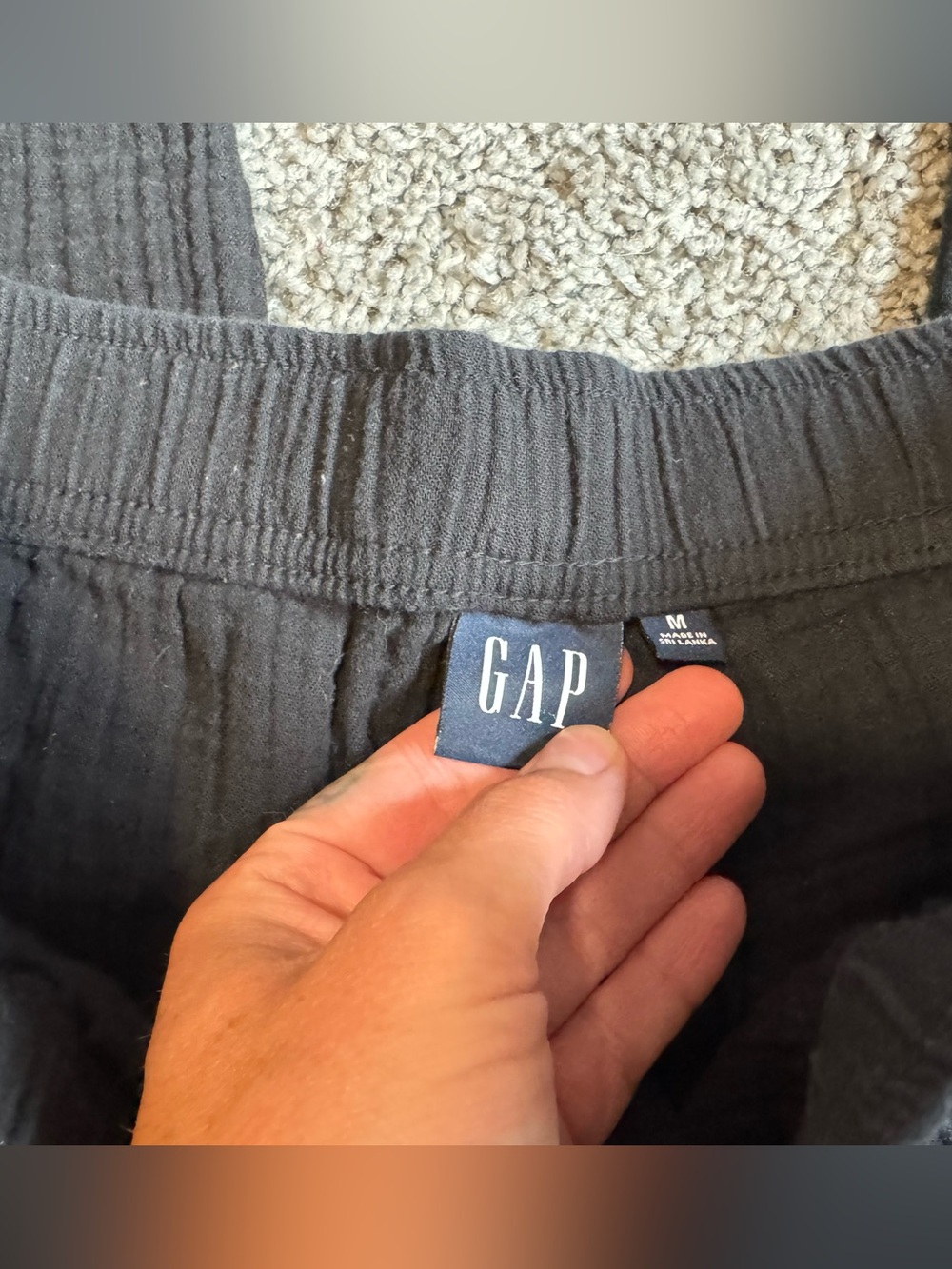 Gap Cotton Gauze Easy Barrel Pants - Summer 2025 - Picture 3 of 3